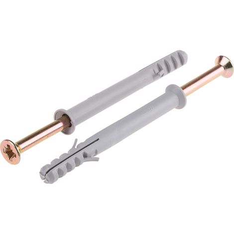 Chevilles à frapper RS PRO Nylon, diamètre des trous de fixation 10mm, longueur 100mm ( Prix pour Boîte de 20 )
