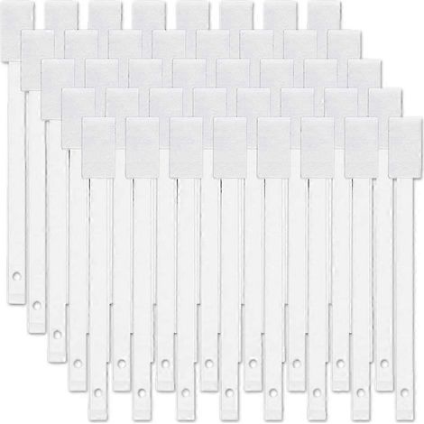 40 brosses jetables pour le nettoyage des interstices, des trous et des fentes, des cuvettes de toilettes et des joints de portes et fenêtres. (1/5)