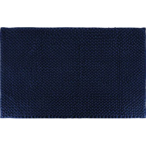 Tapis microfibre boules 50x80 cm - bleu marine - Tendance (1/2)