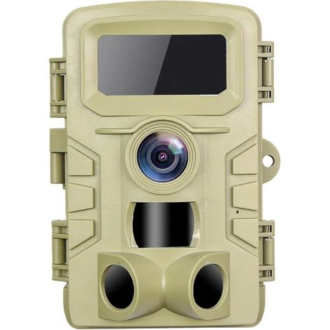 Caméra Faune Sauvage Caméra De Traînée Vision Nocturne Mouvement Chasse 48MP 4K IP65 Étanche Sauvage Extérieure avec IR LED Surveillance Fiable Précise(with 128G Card) (1/5)