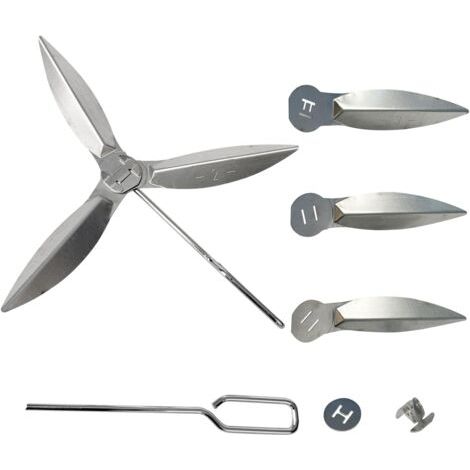 Lot de 2 systèmes de Nettoyage One Touch de 57 cm, compatibles avec Les pièces de Barbecue Weber, 7444 Weber Kettle Barbecues (1/5)