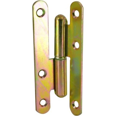 Paumelle de paris gauche pour porte à visser (1/2)
