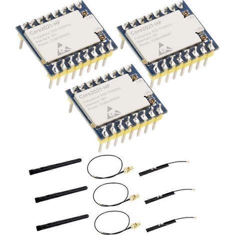 3PCS Core2021-LF Módulo Core2021 LoRa de doble banda 410MHz-510MHz LR2021 Multiprotocolo de bajo consumo IoT LoRaWAN Hogar inteligente (1/5)