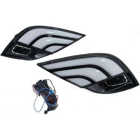 LED-Tagfahrlicht für Toyota Camry SE XSE 2018–2020, Nebelscheinwerfer DRL mit sequentiellem Blinker