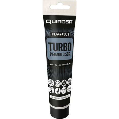 „Fija + Plus Turbo“ schnellwirkender elastischer Polymerkleber für innen und außen, weiß (60g)