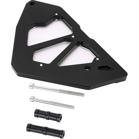 Cache moteur en alliage d'aluminium CNC pour Ninja 250 300 Z250 Z300 2013-2017, protection chaîne, noir (1/5)