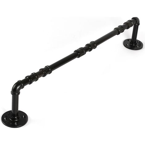 Escuadra para Estantería en Acero Negro Mate  Medidas 14085930 mm  Sistema de Fijación Atornillado  2 Unidades - (1/2)