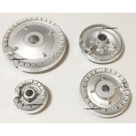 ARISTON INDESIT BEKO BRUCIATORI CUCINA GAS NERO LUCIDO 4 FUOCHI PER B 2714 (1/2)