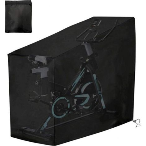 Housse Pour Velos D Exercice - Oxford Impermeable Anti UV Anti Poussiere - Pour Velos D Interieur Et Exterieur - Taille Unique 142x113x123x53 Cm - 1 Piece (1/4)