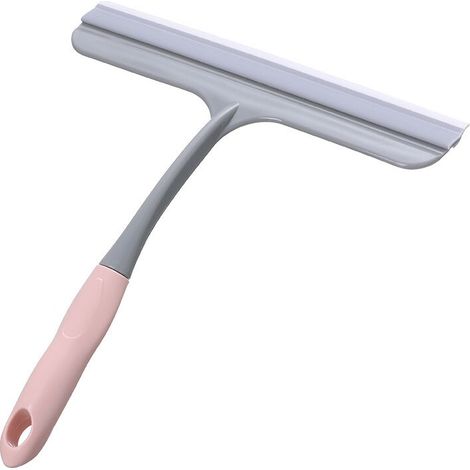 Grattoir à vitres pour douche, grattoir à vitres de salle de bain, grattoir en silicone pour douche et fenêtres avec crochet de suspension pour salle de bain