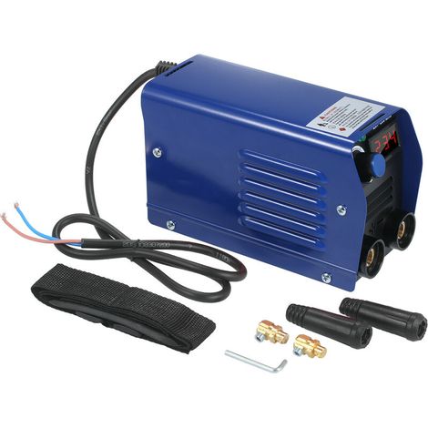 250 Amp Soudeuse à l'arc Digital Inverter IGBT Stick 220V Mini Machine à souder électrique portable avec affichage LED Connecteur rapide pour débutant (1/5)