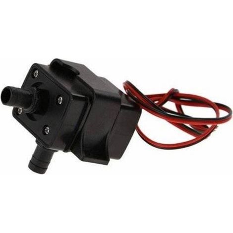 Pompe À Eau 12 V - Débit 240 L/H - IP68 - Pour Aquarium Filtre Fontaine Refroidissement PC - 3,9 x 2,8 cm - 1 Pièce (1/5)