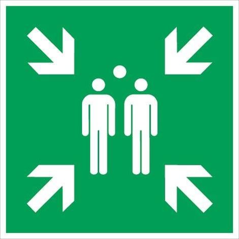 Segnaletica di sicurezza ASR A1.3/DIN EN ISO 7010 L400xB400 mm - 9105A40X40