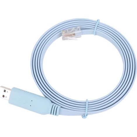 Vvikizy câble USB vers RJ45 Câble de Console USB vers RJ45, 5,9 pieds, haute vitesse, en cuivre informatique d'alimentation (1/4)