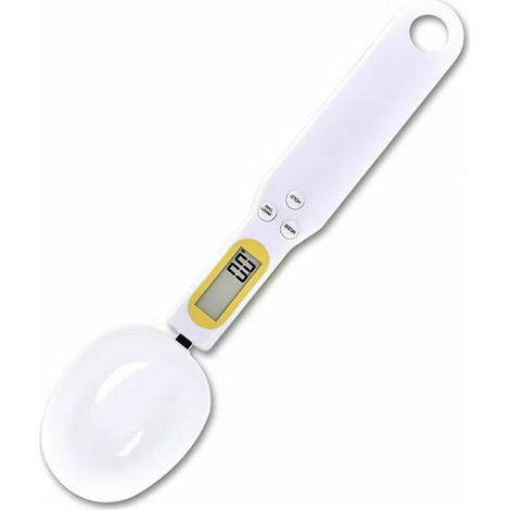 Cuillère Doseuse LCD 500g, Balance de Cuisine à Graduation 0.1g, Multifonction pour Epices et Protéines
