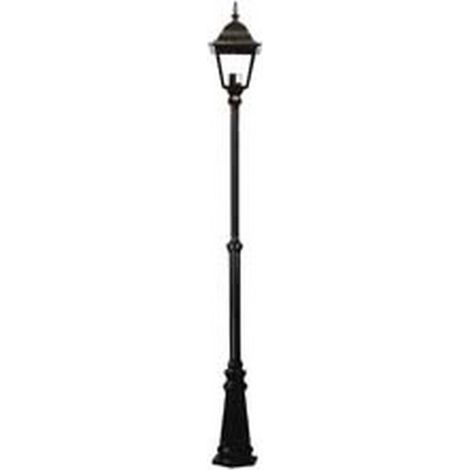 1PZ LAMPIONE SU PALO MODELLO NEW YORK - 100w IP44 cm.210h. colore nero