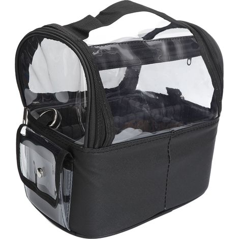Sac professionnel pour coiffeurs, grande capacité de rangement, idéal pour ciseaux et accessoires de coiffure, design pratique et durable. (1/5)