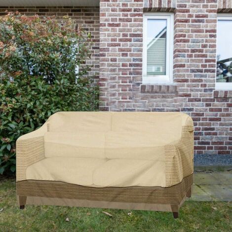 Housse de Protection pour Canapé d'extérieur, 3 Places, Imperméable, Coupe-Vent, Anti-poussière, Housse de Canapé de Jardin, 193 x 83 x 84 cm (1/4)