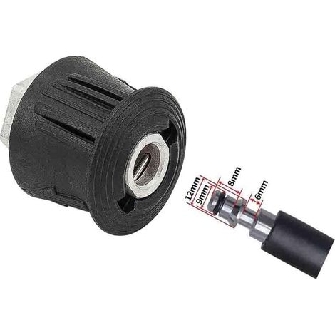 1 Adaptateur M22 Femelle Connecteur Tuyau Nettoyage Haute Pression Compatible Karcher Bosch (1/5)