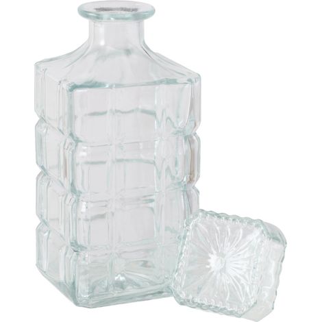 Verzierte Karaffe mit Korken WHISKEY, 900 ml