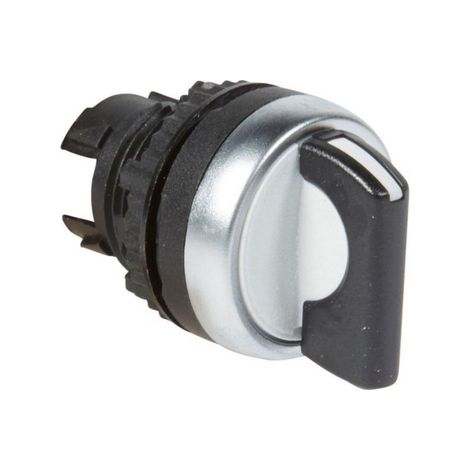 Bouton tournant non lumineux manette noire IP69 Osmoz composable 3 positions droite et gauche rappel centre 45° LEGRAND 023928