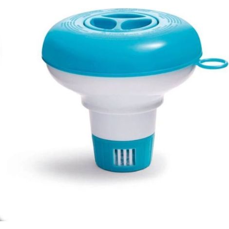Bouée doseuse flottante Intex pour produits chimiques – Accessoire de piscine – Distributeur de chlore – 12.7 cm, 29040, Bleu (1/3)