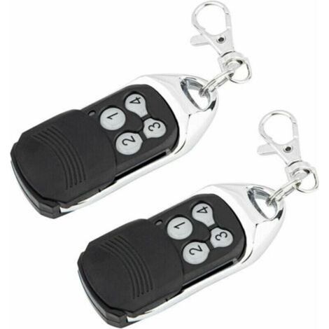 Set da 2 pezzi, compatibile con telecomandi a codice variabile, telecomandi per motori e trasmettitori a parete, compatibile con Normstahl Crawford EA433 2KS, EA433 4KS, RCU 433-2, RCU 433-
