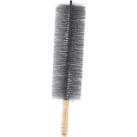 Brosse à poussière manuelle avec poignée ergonomique et suspendue, idéale pour le nettoyage multi-usages des meubles, fenêtres, bureau et voiture.-grey small