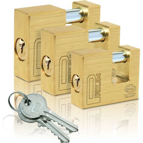 Cadenas à Pêne Dormant Anti-effraction En Laiton Corbin Mm 50 / 60 / 70 / 90 -70 Millimètres - (1/2)