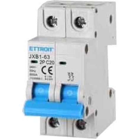 ETTROIT Disjoncteur différentiel 1P+N 16A 6kA 30mA 220V occupe 2 modules DIN Ettroit JX271661