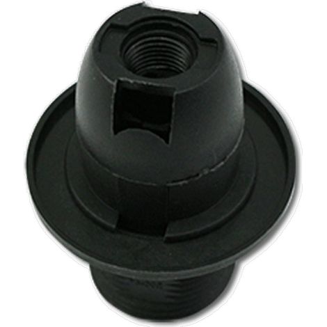 Portalampada E14 Nero 250V in Plastica con anello Aigostar (1/4)