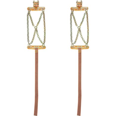 2 Pièces Chaîne de Pneu Antidérapante pour Voiture, Acier (1/5)