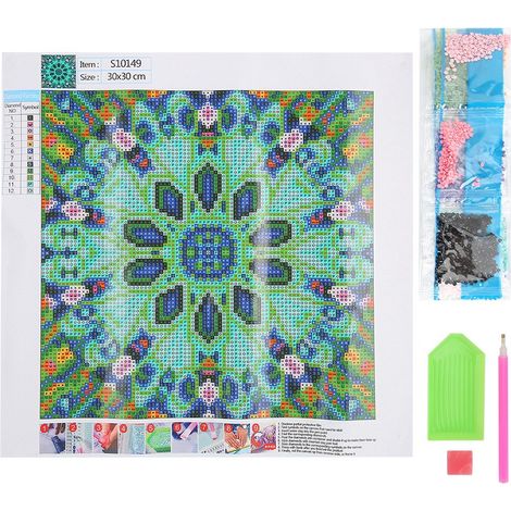Kit de peinture diamant complète pour enfants, DIY manuel, tableau diamanté décoration maison, cadeau (S10149) (1/5)