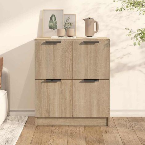 vidaXL Sideboard Sonoma Oak 60x30x70 cm Engineered Wood (1/5)