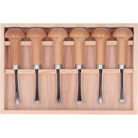 Holzschnitzmeißel-Set, Skulpturen-Handwerkzeuge, Pilzgriff, DIY-Kunsthandwerkszubehör (1/5)