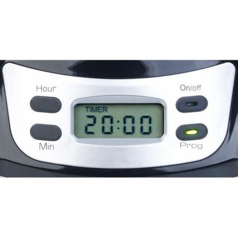 Cafetière électrique programmable 1000W 12 tasses KF-315