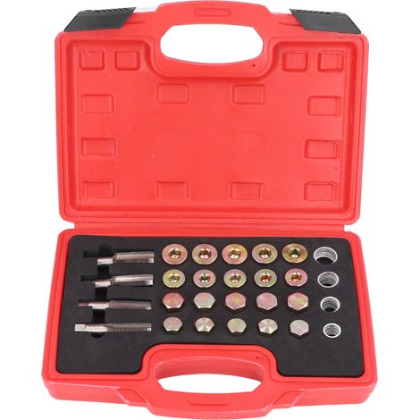 Kit de Réparation de Filet de Bouchon de Vidange 64 Pièces - Outil de Rétreinte pour M13 M15 M17 M20 (1/5)