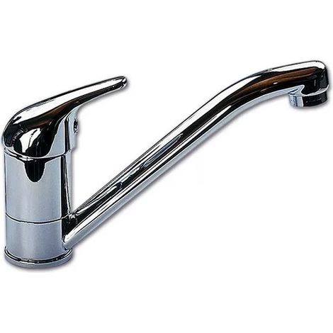 Robinet mitigeur bec de 160mm avec contacteur pour caravane et camping-car (1/3)