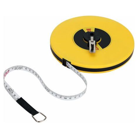 Ruban à mesurer en fibre de verre, Long Reel Surveyors, 50 Meters Ruler Tools-ARCAN (1/5)