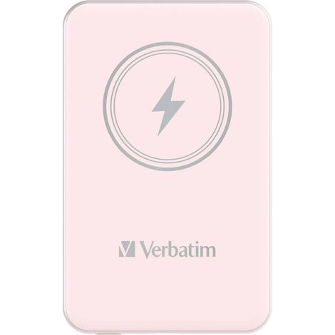 Power bank Verbatim Charge 'n' Go Magnetico Wireless 10000mAh USB-C PD 3.0 Rosa (1/5)