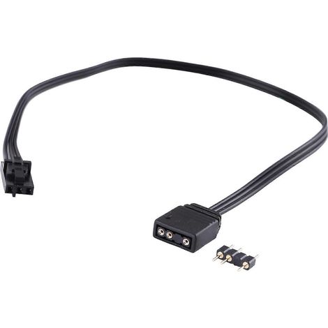 Anpassbares ARGB-Adapterkabel für Corsair QL LL120 ICUE – Steuern Sie Ihre Beleuchtungslösung – Mehrfarbig (1/5)