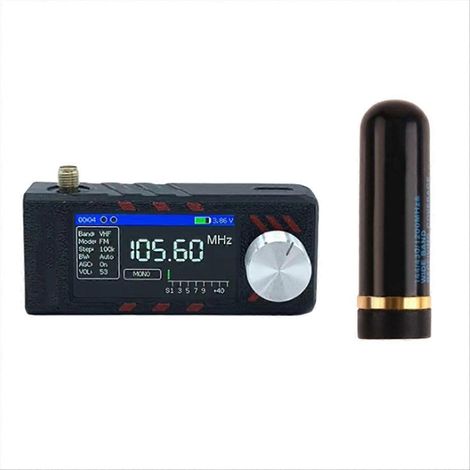 SI4732 Full Band Radio ATS Mini PRO 0.5-108mhz LSB USB AM FM FM/AM ESP-32-S3 Radio avec Antenne HF SW MW VHF Radio (1/5)