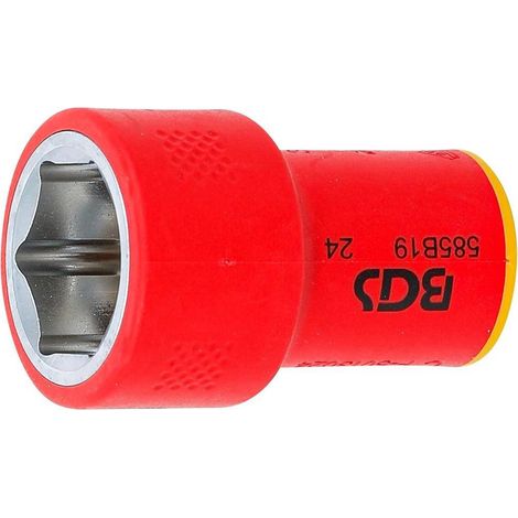 Douille pour Clé VDE Six Pans 10 mm (3/8) - 19 mm - Isolation Sécurisée et Précision, Pro - D-Work (1/5)