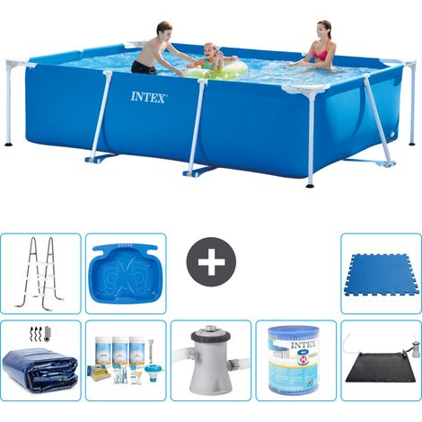 Intex Piscina con struttura Rettangolare - 300x200x75 cm - 7-pezzi  S30179 (1/4)
