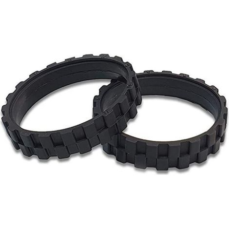 BUNTHAUS (70x15mm)2 pièce PNEUS Roues pour IROBOT ROOMBA séries S9 S9+ (Pack 2 unités) Fabriqué en Espagne Antidérapant, adhérence exceptionnelle et Montage Facile (1/4)