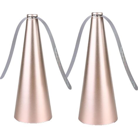 Zweiteiliger Mückenschutzventilator mit Flügeln, der Fliegen und Insekten fernhält. Ideal für Picknicks, Grillabende und Essen im Freien.