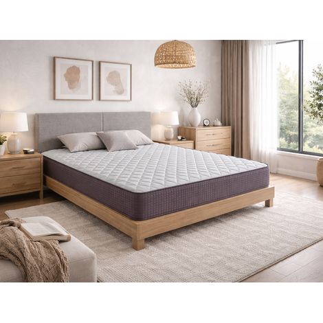 Materasso Singolo Molle insacchettate 80X180 LOIRA, Alto 24 CM, 7 zone di comfort. Riduttore del punto di pressione