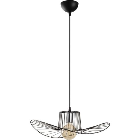 Suspension ronde effet filaire en auréole (1/5)