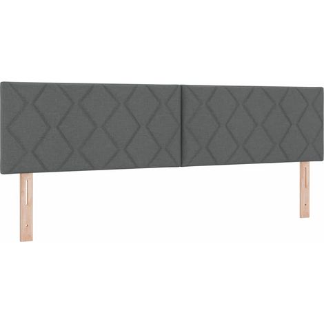 Cabecero LED Gris 180 cm tela vidaXL (1/5)
