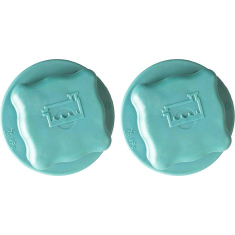 Compatible avec deux bouchons de réservoir de liquide de refroidissement/bouchons de radiateur/bouchons de liquide de refroidissement moteur pour les modèles Volvo S40, S60, S80, V70, V90, XC90 et C70 (1/5)